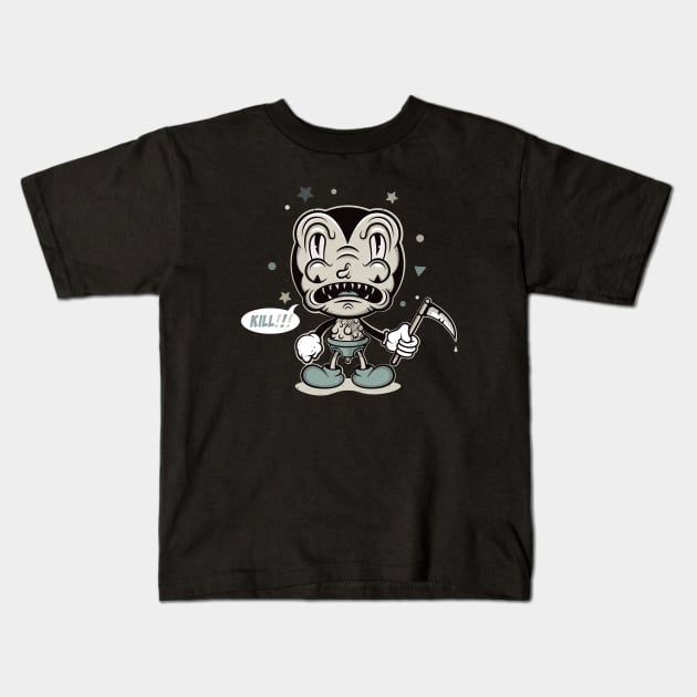Devil Boy Kids T-Shirt by laserblazt